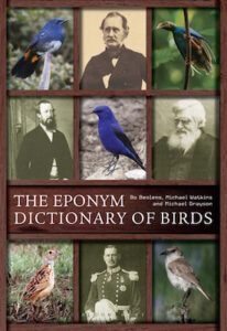 Eponym Dictionary of Birds cover